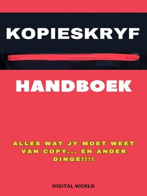 cover image of Kopieskryf